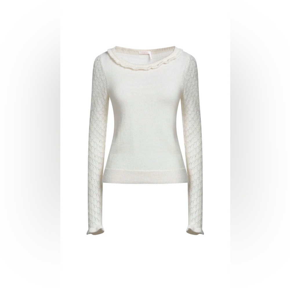 See by Chloe Ivory Knit Top